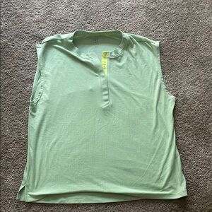 Title Nine Light Green Muscle Tee